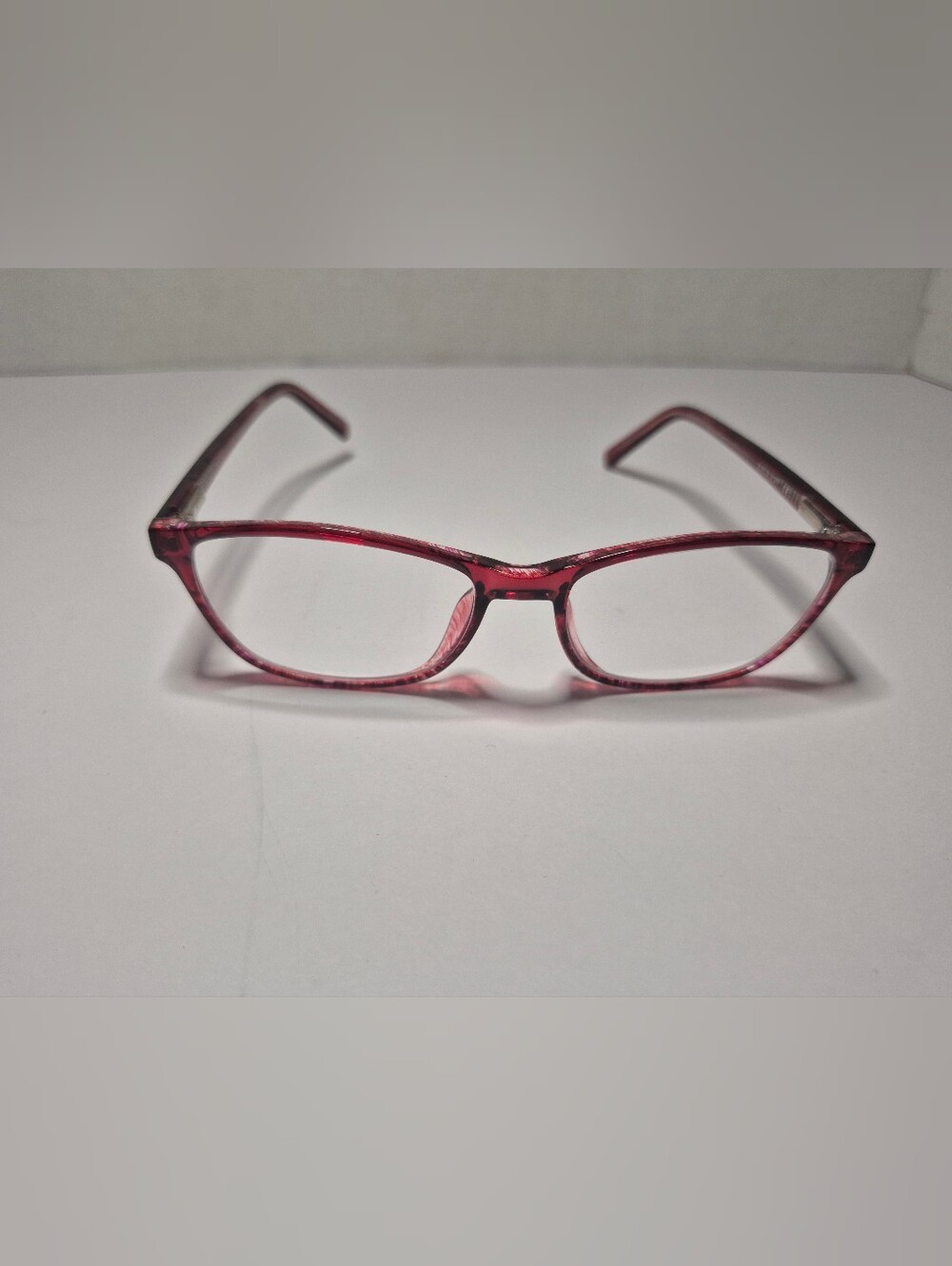 Women's Red Rectangle Reading Glasses - Fashion Frame